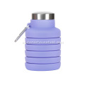 Botella de agua plegable de silicona plegable